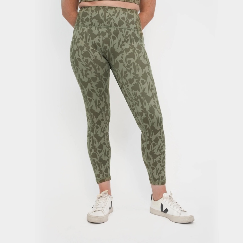 Lux Repetition 7/8 Leggings - Tulip Everglade Spruce